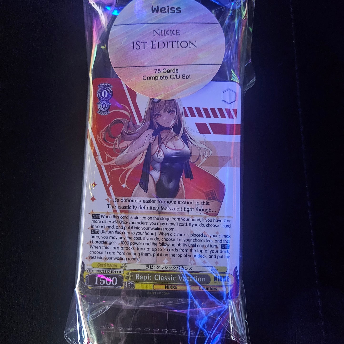 Weiss-Nikke 75 card set(English)
