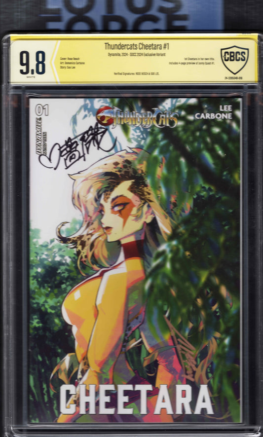 Thundersats Cheetara #1 CBCS Graded 9.8 Double Signature